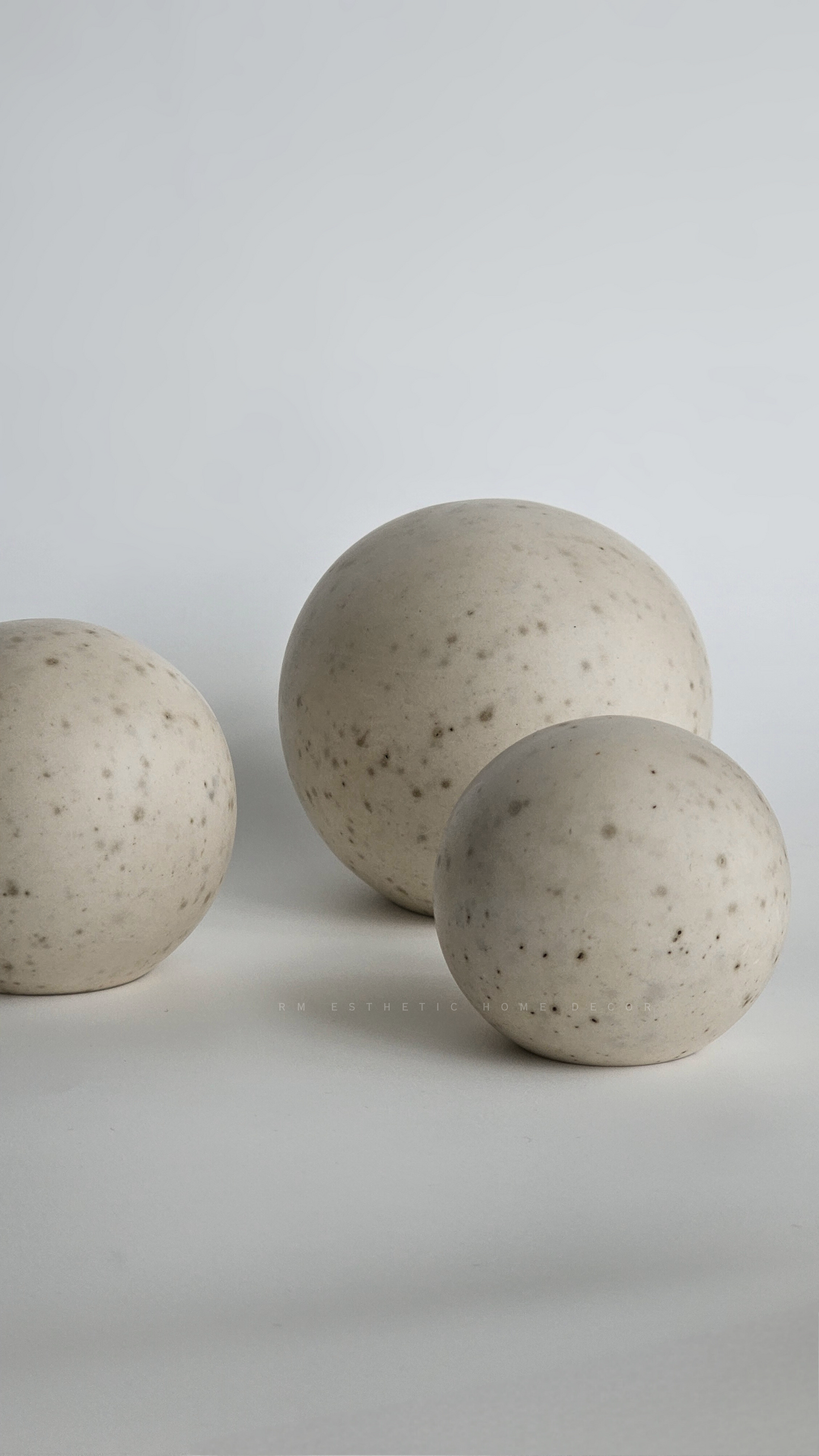 KOULE Decorative Balls Ornaments Handmade (Set of 3)