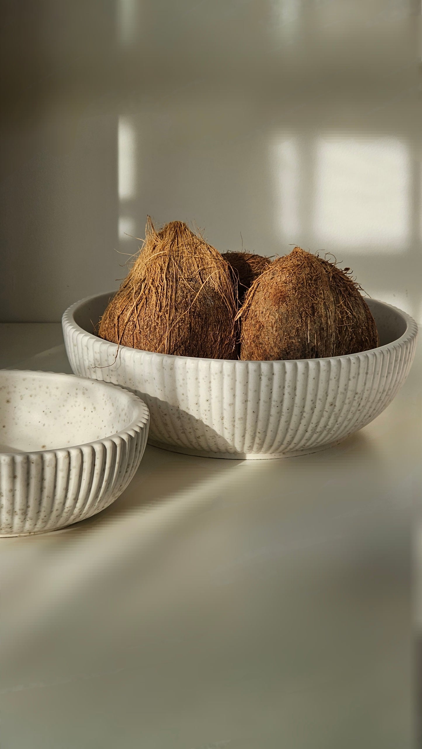 Decorative Ribbed Bowl