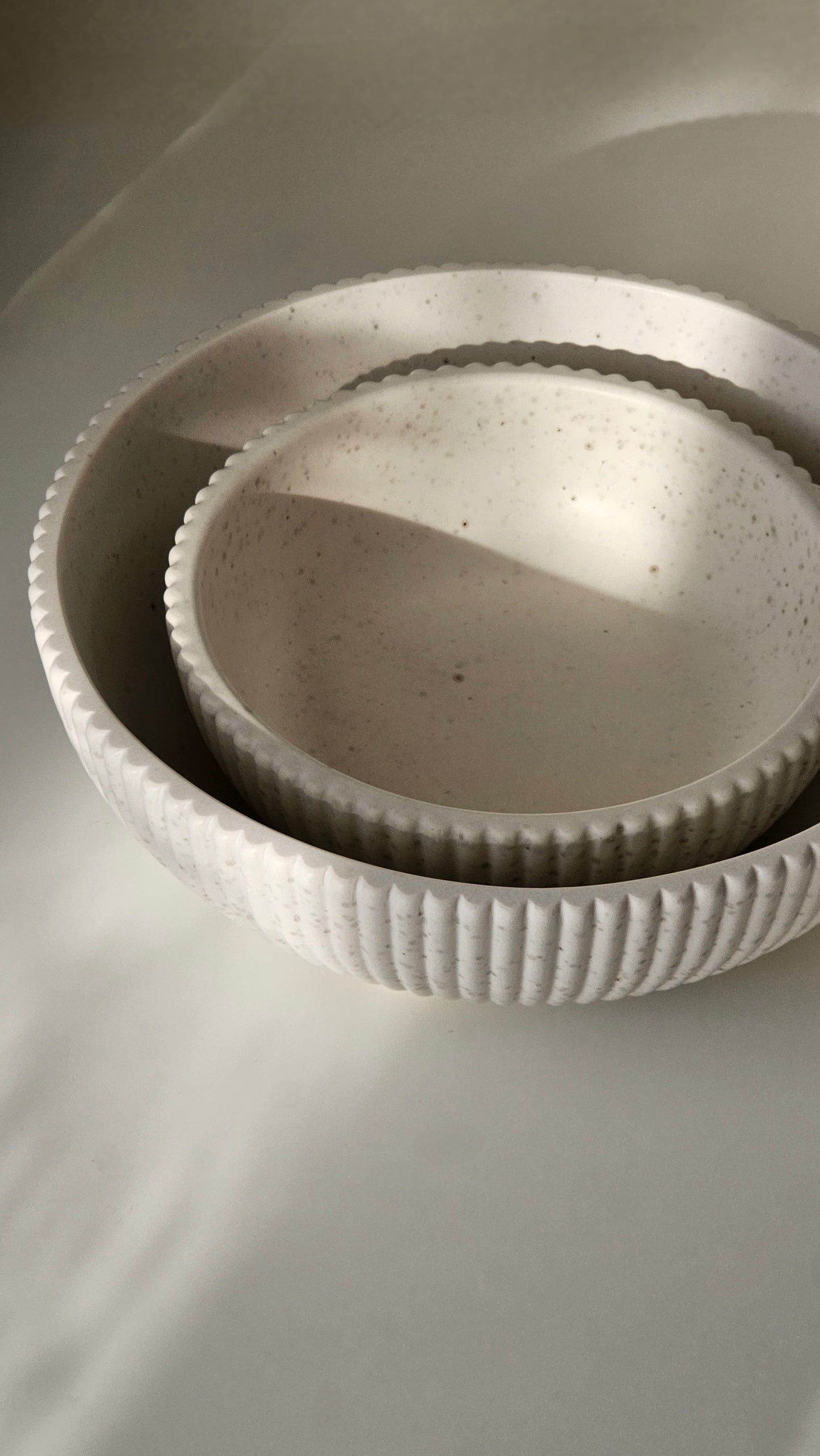 Decorative Ribbed Bowl