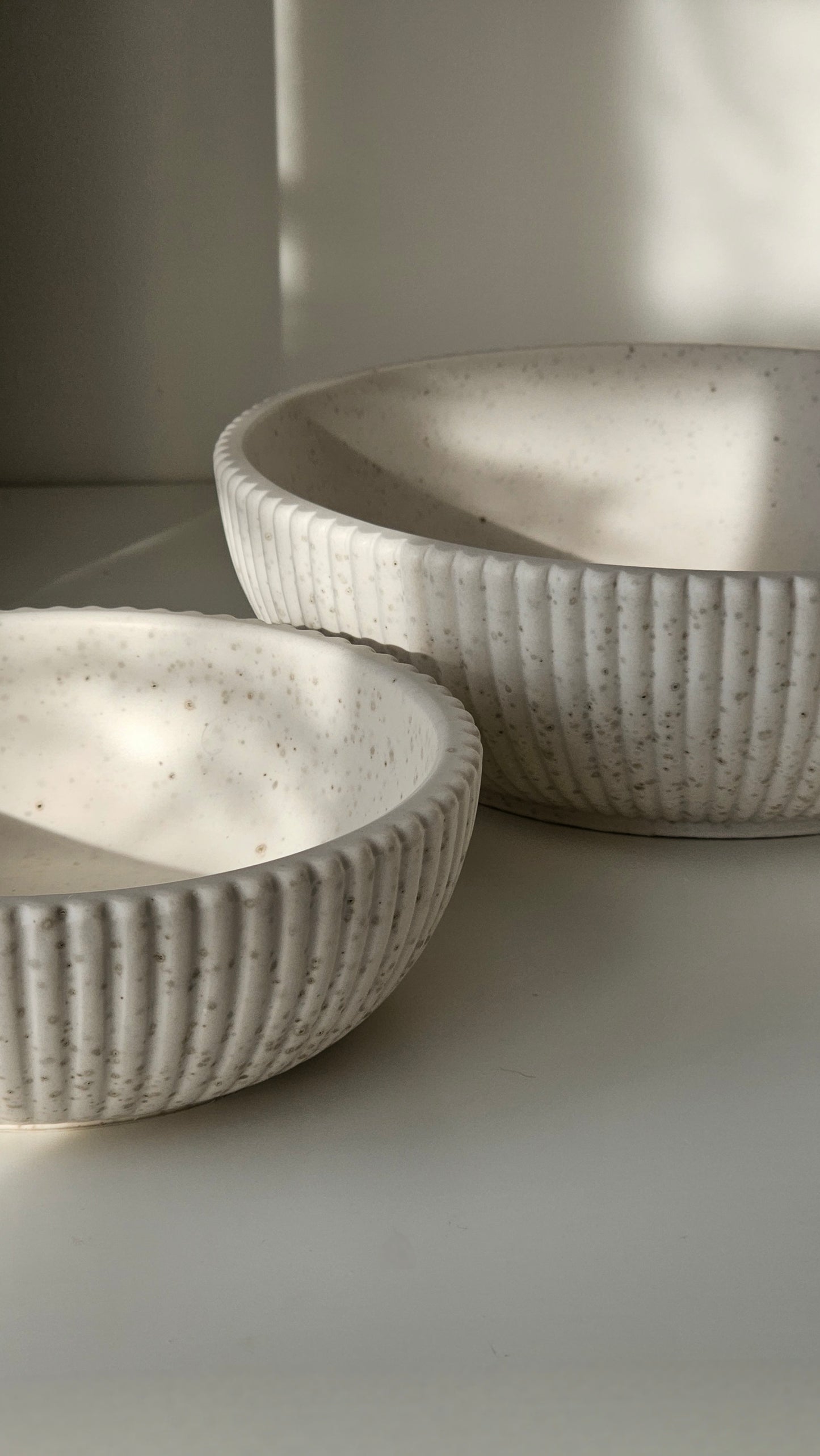 Decorative Ribbed Bowl
