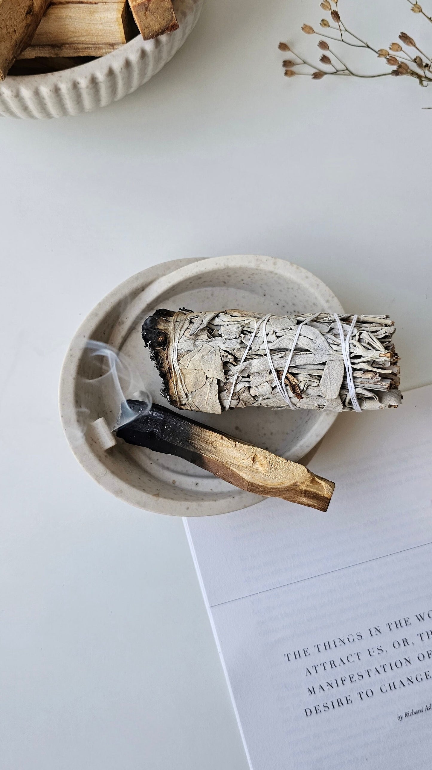 Shaped Smudge Burner Dish Palo Santo Holder