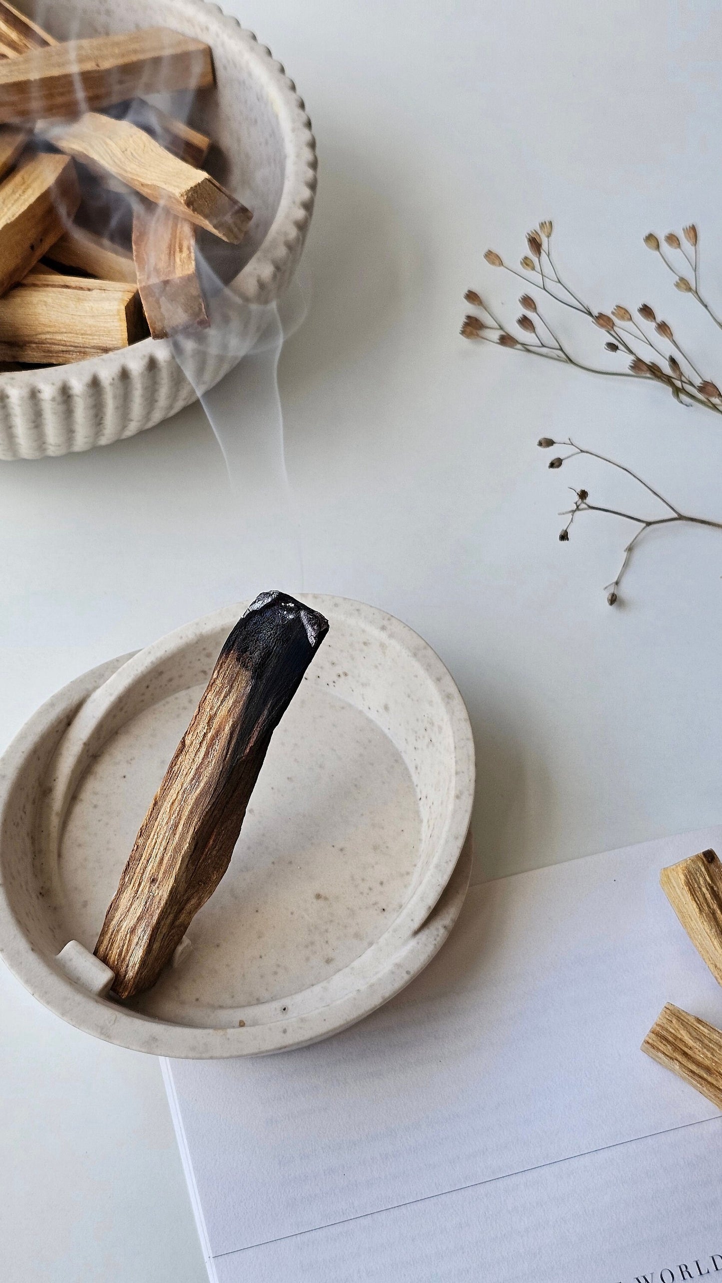 Shaped Smudge Burner Dish Palo Santo Holder