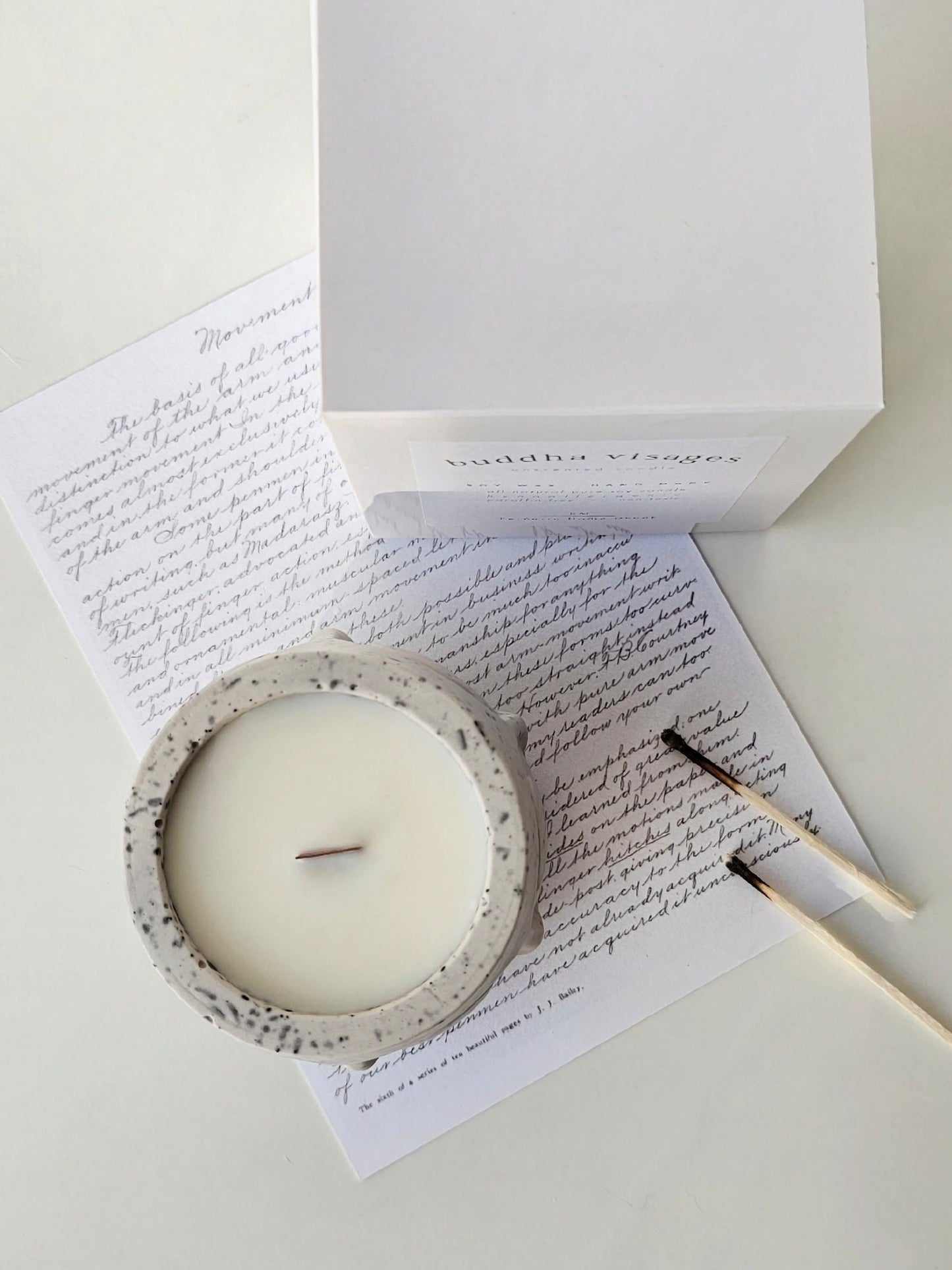 Buddha Visages 100% Pure Soy Candle